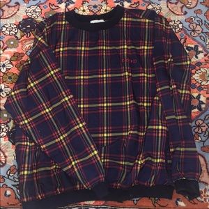 vintage plaid IZOD windbreaker🌪🌬